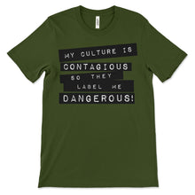 Load image into Gallery viewer, MY CULTURE IS CONTAGIOUS - Short Sleeve Shirt