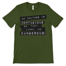 Load image into Gallery viewer, MY CULTURE IS CONTAGIOUS - Short Sleeve Shirt
