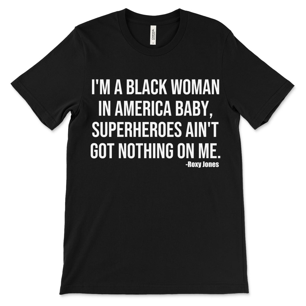 BLACK WOMAN IN AMERICA -Short Sleeve Shirt
